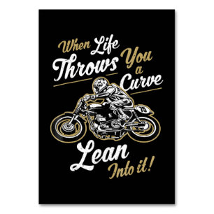 Funny Biker Quotes Sarcastic Motorrad Rider Gesche Tischnummer