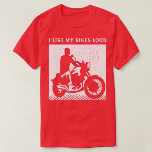 Funny Biker Sprichwort für einen längeren Motorrad T-Shirt (Design vorne)