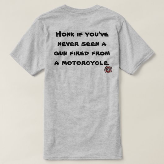 Funny Biker T - Shirt (Design Rückseite)