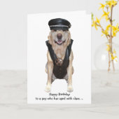 Funny Bikerlab Karte (Gelbe Blume)