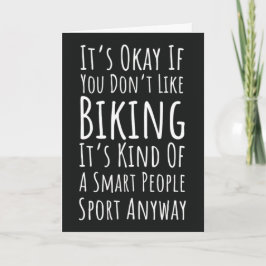 Funny Biking Cards Cycling Cyclist Humor Biker Karte
