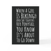 Funny Biking Cards For Her Teen Girls Women Biker