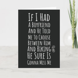 Funny Biking Cards For Her Teen Girls Women Biker Karte