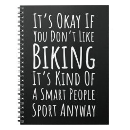 Funny Biking Gifts Cycling Bike Humor Biker Quote Notizblock
