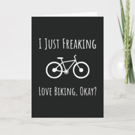 Funny Biking Lover Cards Cyclist Cycling Bicycle Karte
