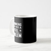 Funny Billard hat mein Trinkteam ein Pool-Problem Kaffeetasse (Vorderseite Links)