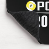 Funny Billard hat mein Trinkteam ein Pool-Problem Mousepad (Ecke)