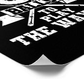 Funny billard spieler billards 8 ball poster (Ecke)