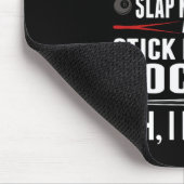 Funny Billiard Cue Ball I Rub Mein Tipp Mousepad (Ecke)