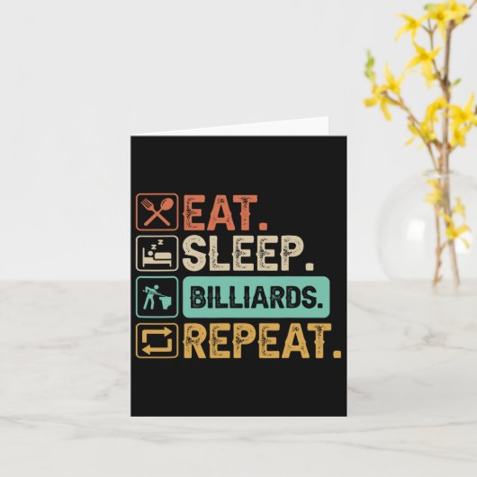 Funny Billiard Game 9-Ball Vater Cue Stick Lo Karte (Gelbe Blume)