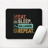 Funny Billiard Game 9-Ball Vater Cue Stick Lo Mousepad (Mit Mouse)
