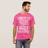 Funny Billiard I Rub Mein Tipp T-Shirt (Vorne ganz)