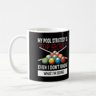 Funny Billiard Player Geschenk - Meine Strategie i Kaffeetasse