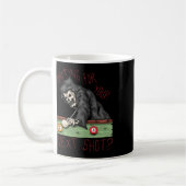 Funny Billiard Pool Player Billiard Kaffeetasse (Links)