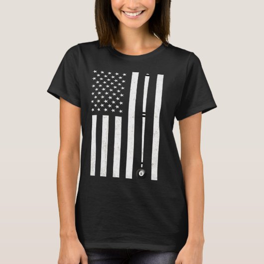 Funny Billiard Pool Player Table Game T-Shirt (Vorderseite)