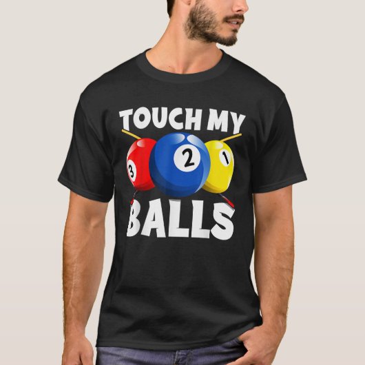Funny Billiard Pool Player Table Game T-Shirt (Vorderseite)