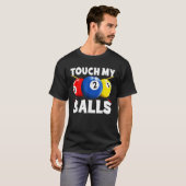 Funny Billiard Pool Player Table Game T-Shirt (Vorne ganz)