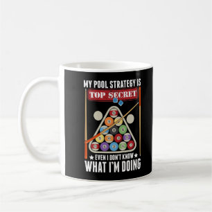 Funny Billiard Strategie Cue Snooker Pool Player Kaffeetasse