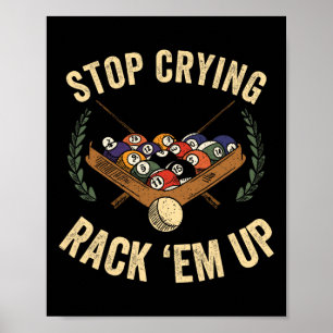 Funny Billiards Bekleidungspool Spieler Apparel Sn Poster