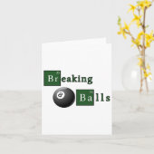Funny Billiards Break Pool Karte (Gelbe Blume)