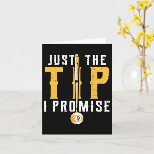 Funny Billiards Der Tipp Karte (Gelbe Blume)