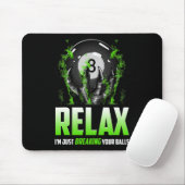 Funny Billiards Design 8 Ll Snooker Pool Cue Stick Mousepad (Mit Mouse)