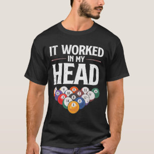 Funny Billiards Design für Männer Frauen Cue Sport T-Shirt