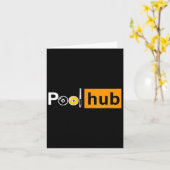 Funny Billiards Game - Pool Hub - Billard und Cue Karte (Gelbe Blume)
