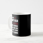 Funny Billiards Ich bin ein gruseliger alter Pool Kaffeetasse (Vorderseite Links)