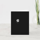 Funny Billiards Langärmeln für 8-ll Pool Player Karte (Vorderseite)