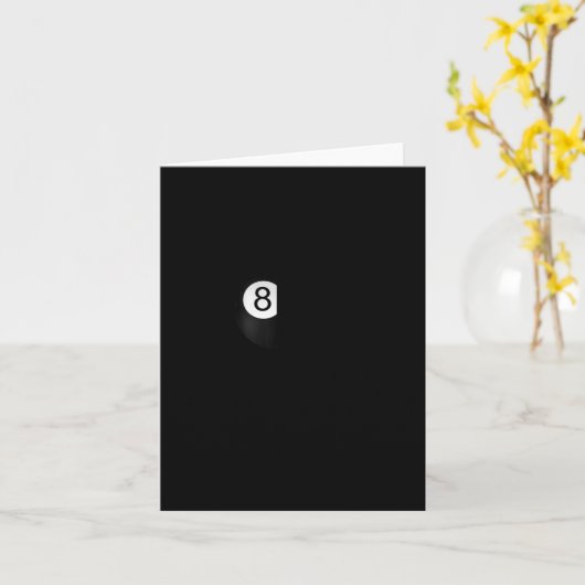 Funny Billiards Langärmeln für 8-ll Pool Player Karte (Gelbe Blume)