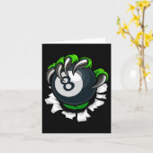 Funny Billiards Nails Art Billiard Spielen Pool P Karte (Gelbe Blume)