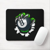Funny Billiards Nails Art Billiard Spielen Pool P Mousepad (Mit Mouse)