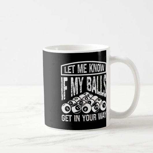 Funny Billiards Player Snooker Billiard Pool Playa Kaffeetasse (Rechts)