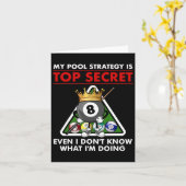Funny Billiards Pool Design für Männer Frauen Pool Karte (Gelbe Blume)