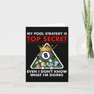 Funny Billiards Pool Design für Männer Frauen Pool Karte