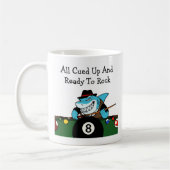 Funny Billiards Pool Hall Rebel Kaffeetasse (Links)