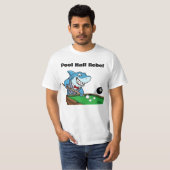 Funny Billiards Pool Hall Rebel T-Shirt (Vorne ganz)