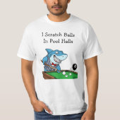 Funny Billiards Pool Hall Rebel Tshirts (Vorderseite)