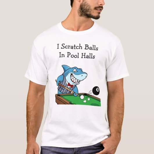 Funny Billiards Pool Hall Rebel Tshirts (Vorderseite)