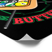Funny Billiards Pool Hall Snooker Rack Em Up Butte Poster (Ecke)