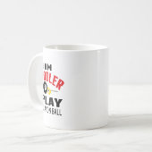 Funny Billiards Pool Player Geschenk ich spiele Po Kaffeetasse (Vorderseite Links)