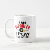 Funny Billiards Pool Player Geschenk ich spiele Po Kaffeetasse (Links)