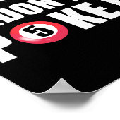 Funny Billiards Pool Player Poster (Ecke)