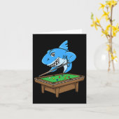 Funny Billiards Pool Shark Hall Snooker Joke Billi Karte (Gelbe Blume)