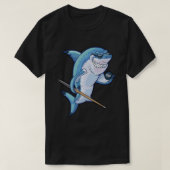 Funny Billiards Pool Shark T-Shirt (Design vorne)