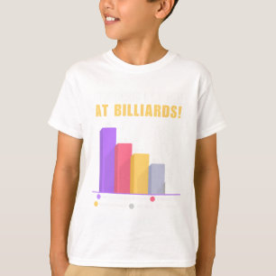 Funny Billiards Pun Geschenke - Grund, warum ich b T-Shirt