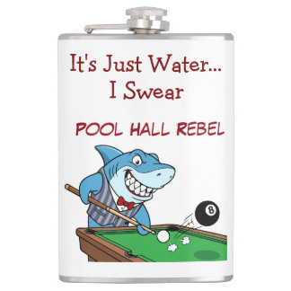 Funny Billiards Shark Rebel Liquid Flask Flachmann