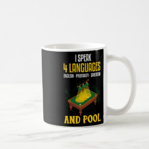 Funny Billiards Shirt Joke Sarcastic Billard Pool Kaffeetasse