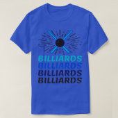 Funny Billiards Shirt Vintag Retro-GeschenkTShirt (Design vorne)